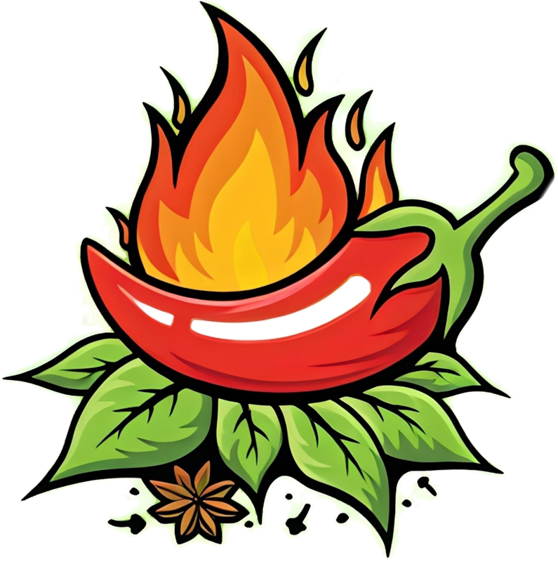 Red Hot Corner logo — a flaming red chilli